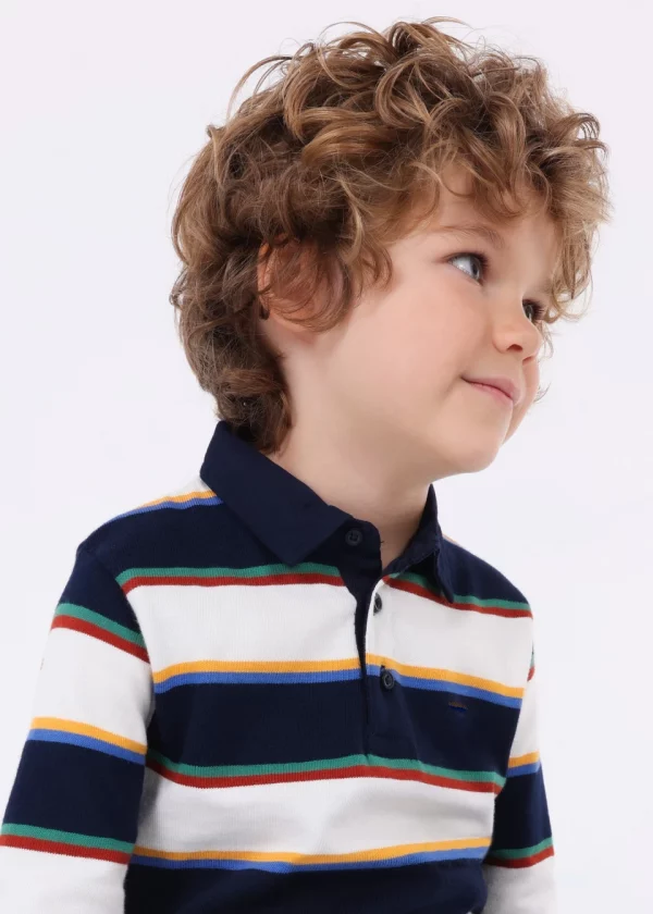 Polo rayas Better Cotton niño