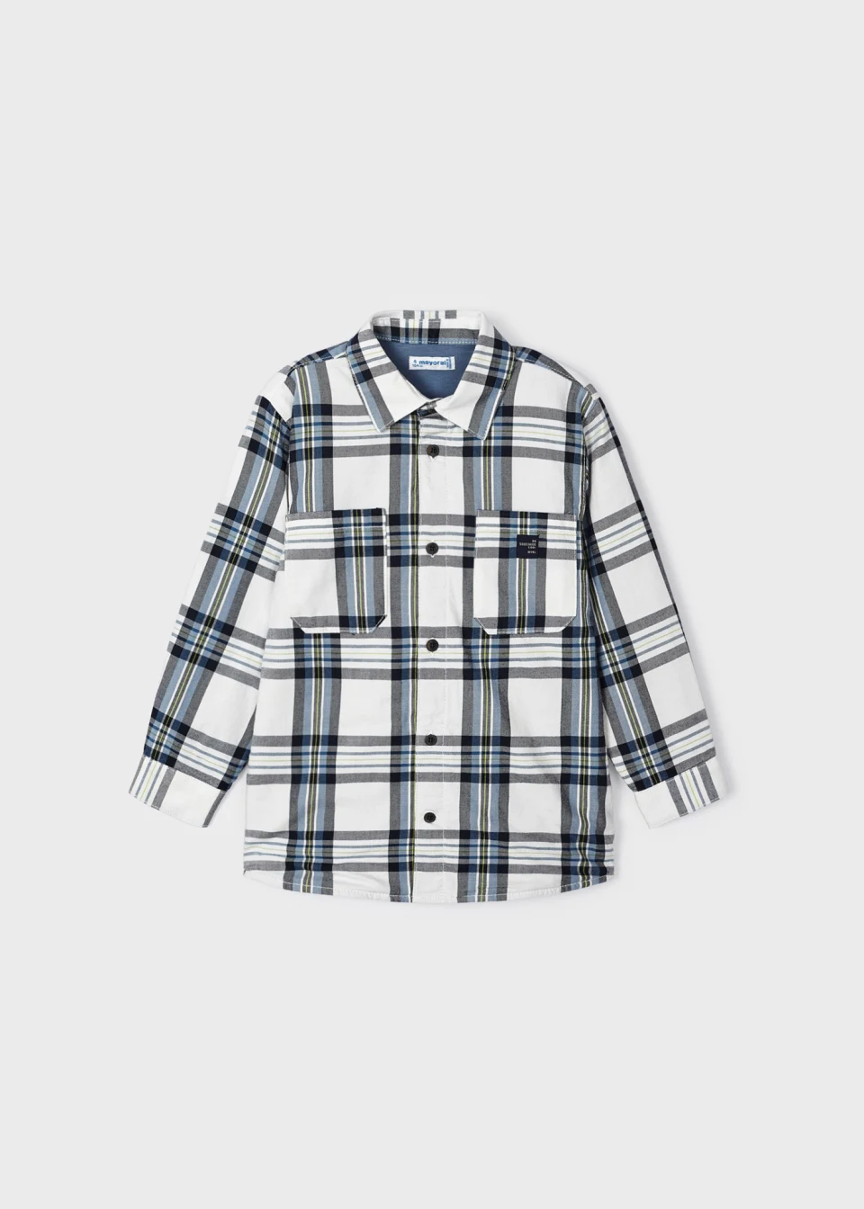 Sobrecamisa cuadros Better Cotton niño - Imagen 2