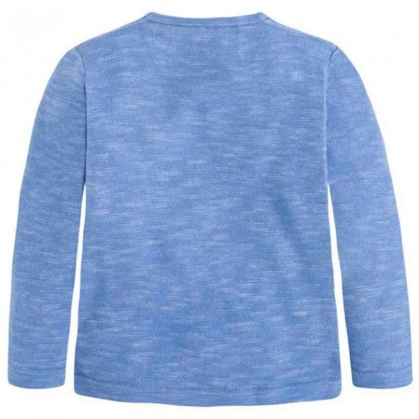 Playera manga larga azul - Imagen 2
