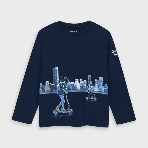 Playera manga larga