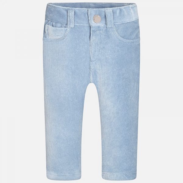 Pantalón pana azul