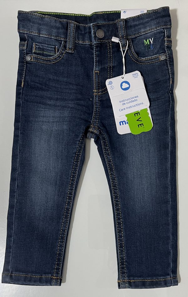 Pantalon mezclilla oscuro
