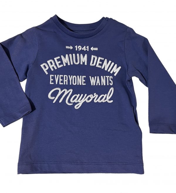 Playera niño manga larga