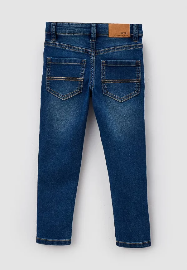 Pantalón de mezclilla slim fit de algodón sostenible para niño - Imagen 2