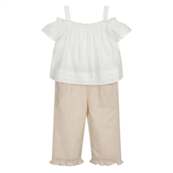 conjunto pantalón largo lino - Imagen 3