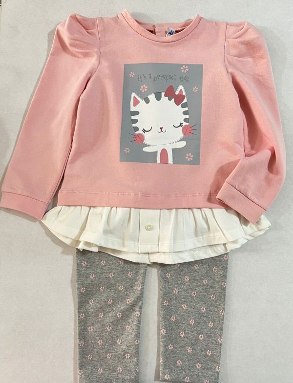 conjunto leggings flores
