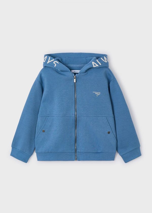 Sudadera texto capucha niño - Imagen 2