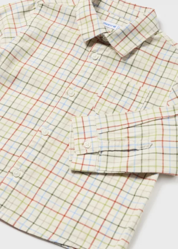 Camisa cuadros bebé - Imagen 2