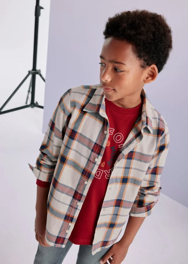 Camisa cuadros chico - Imagen 2