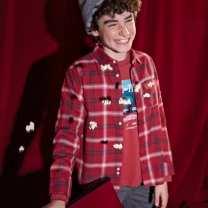 Camisa cuadros franela chico