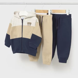 Chándal 3 piezas tricolor bebé