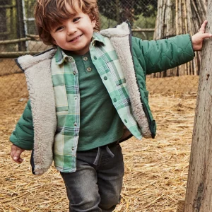 Chaquetón reversible unisex bebé