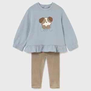 Conjunto legging y sudadera bebé
