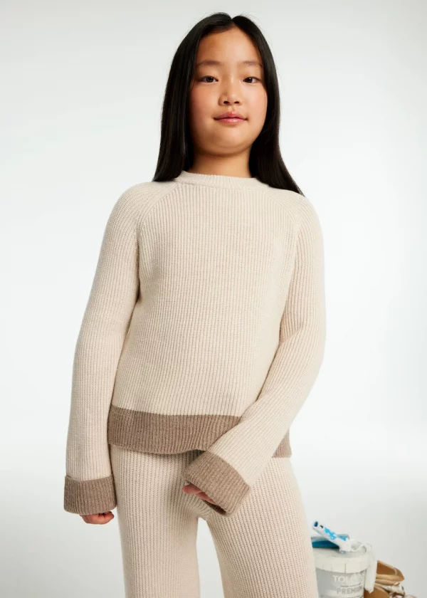 Conjunto pantalón y suéter tricot chica - Imagen 2
