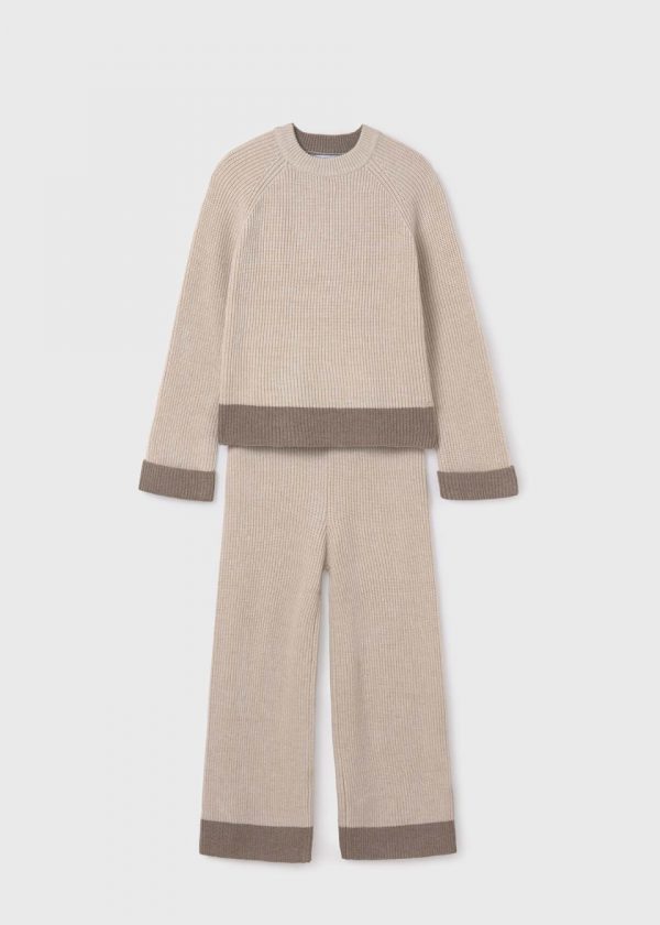 Conjunto pantalón y suéter tricot chica - Imagen 3