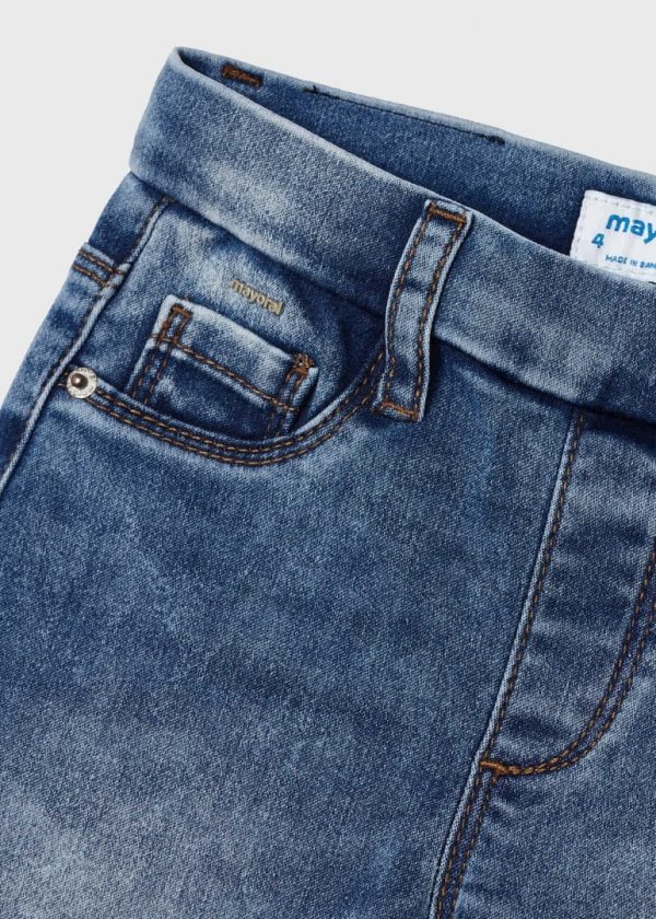Pantalón de mezclilla tipo jegging para niña - Imagen 3