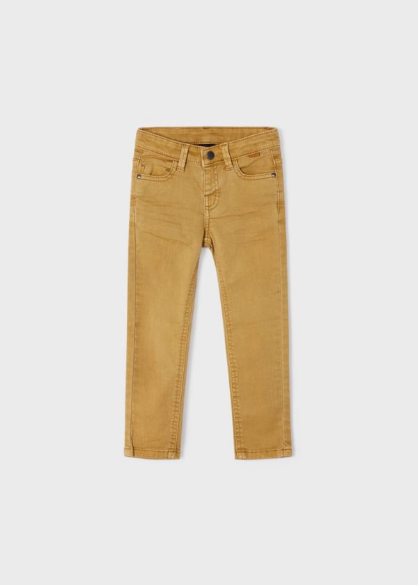 Pantalón largo skinny fit con algodón sostenible para niño - Imagen 3