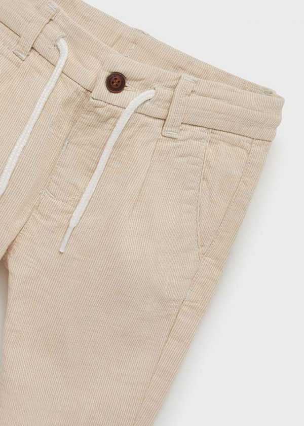Pantalón lino rayas bebé niño - Imagen 3