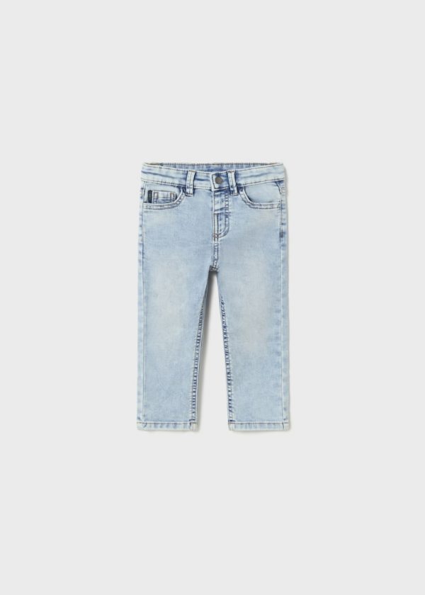 Pantalón slim fit de algodón sostenible para bebé