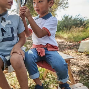 Pantalón vaquero recto básico niño
