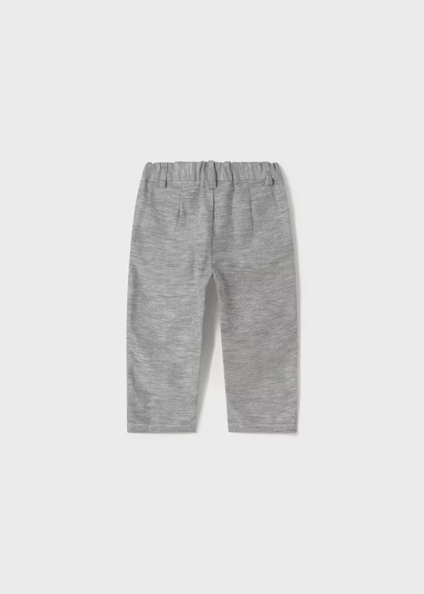 Body cuello polo bebé y Pantalón vestir con lino bebé - Imagen 5