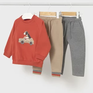 set coche con 2 pantalones niño