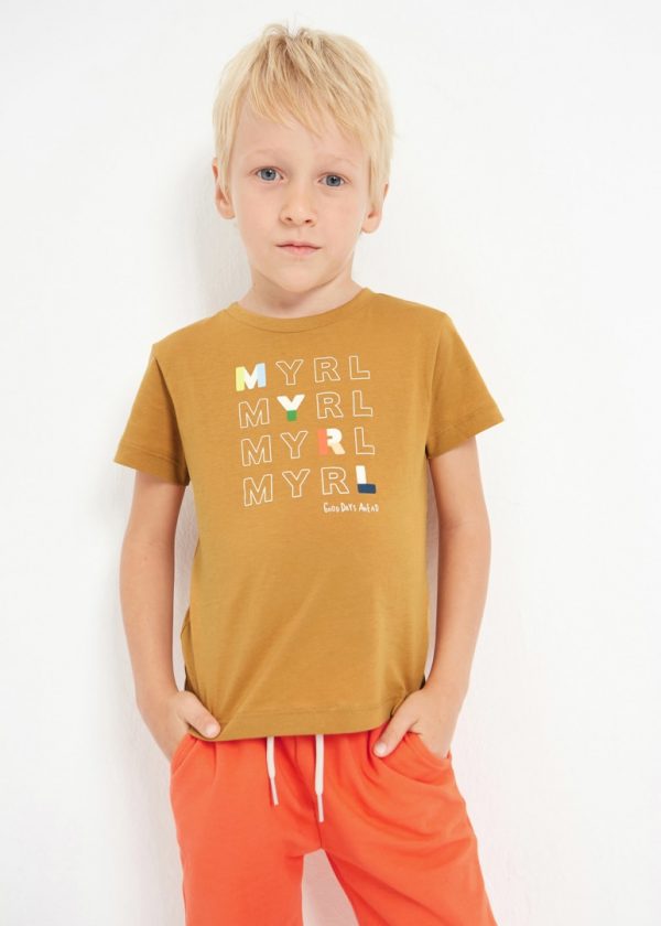 Playera manga corta básico niño - Imagen 2
