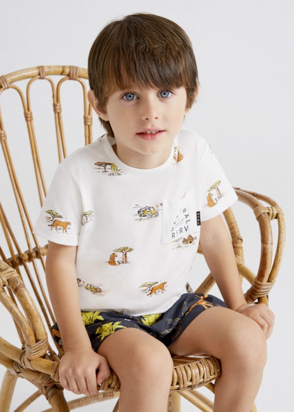 Playera manga corta