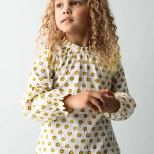 Camiseta punto bambula con pantalon cargo niña