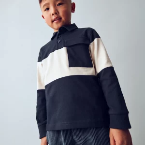 Polo punto rayas niño