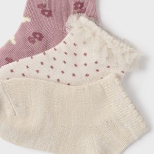 Set 3 calcetines ondas bebé