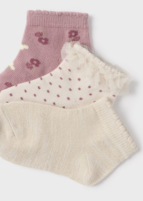 Set 3 calcetines ondas bebé