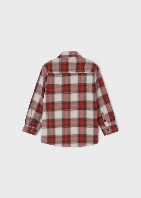 Sobrecamisa de cuadros para niño ECOFRIENDS - Imagen 4