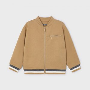 Sudadera beisbolera cremallera niño