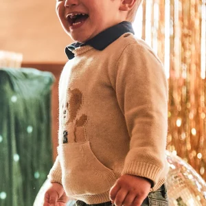 Jersey oso bolsillo bebé