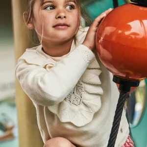 Jersey tricot calados niña