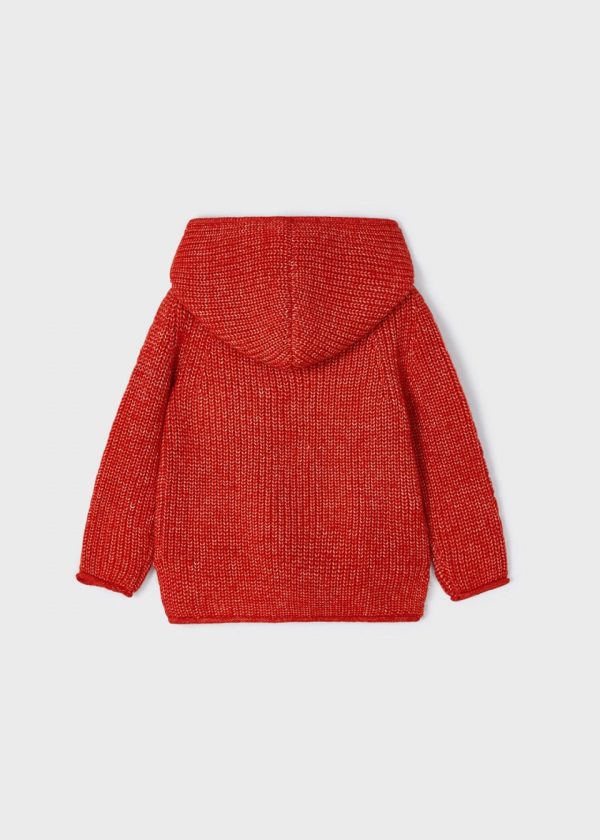 Suéter tricot capucha niña - Imagen 4