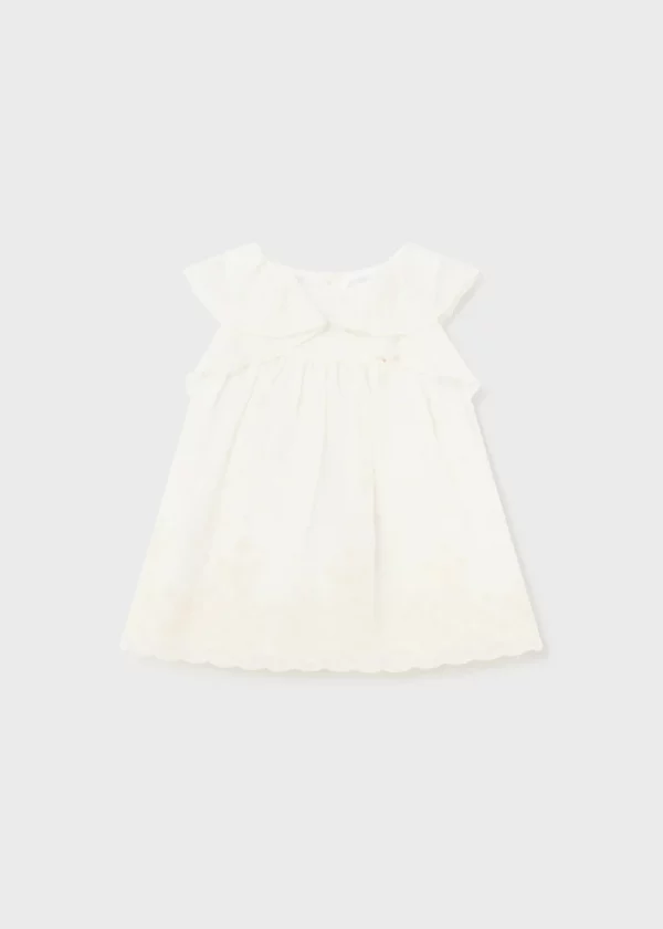 Vestido bordado bambula bebé