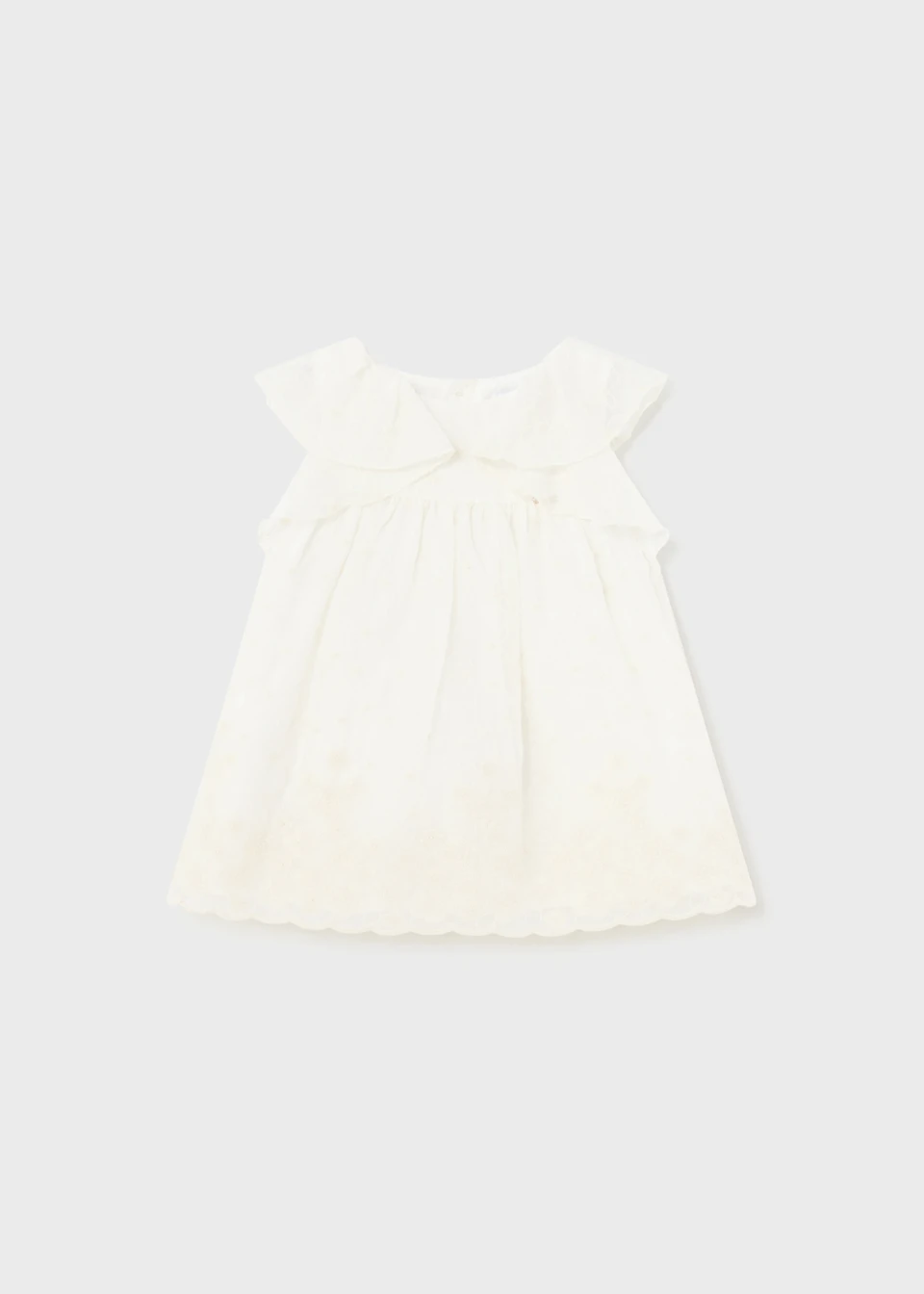 Vestido bordado bambula bebé