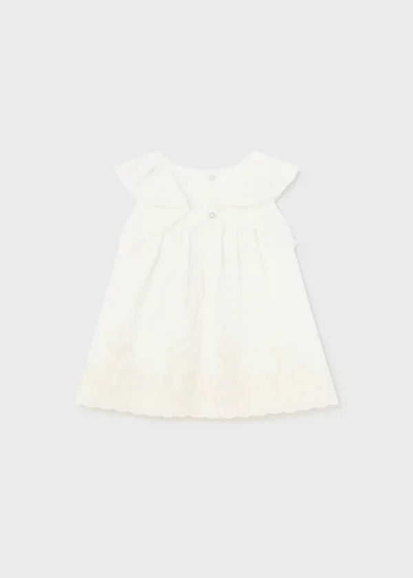 Vestido bordado bambula bebé - Imagen 2