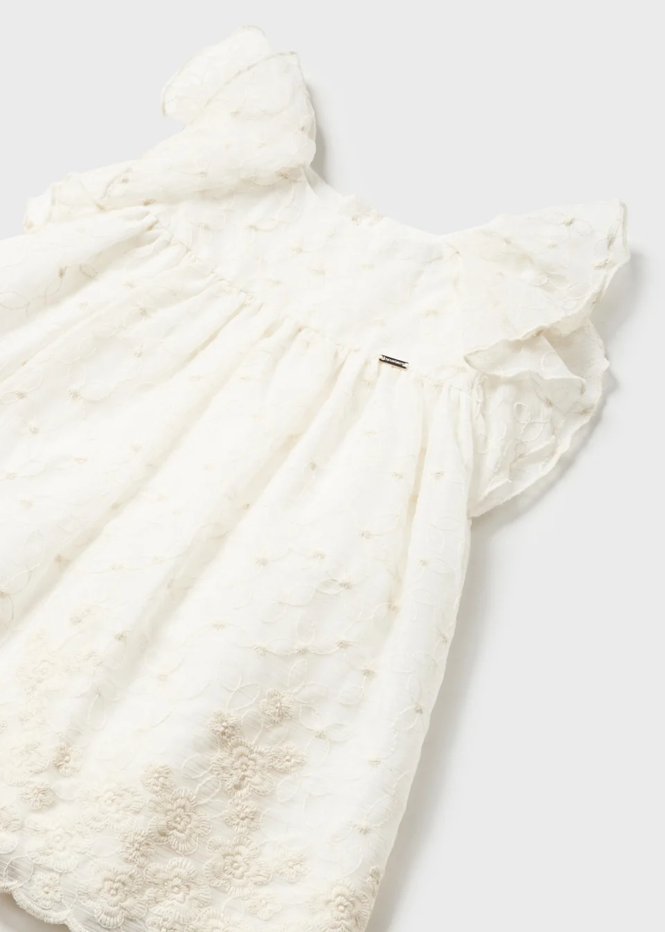 Vestido bordado bambula bebé - Imagen 3
