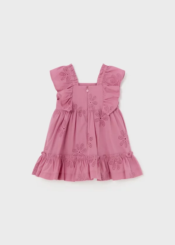 Vestido bordado holanes bebé - Imagen 2