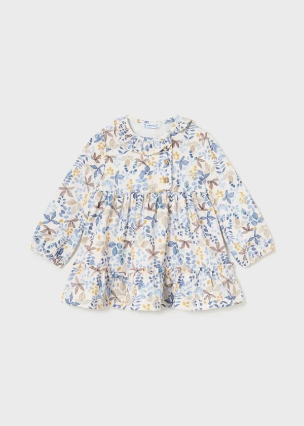 Vestido estampado floral bebé - Imagen 3