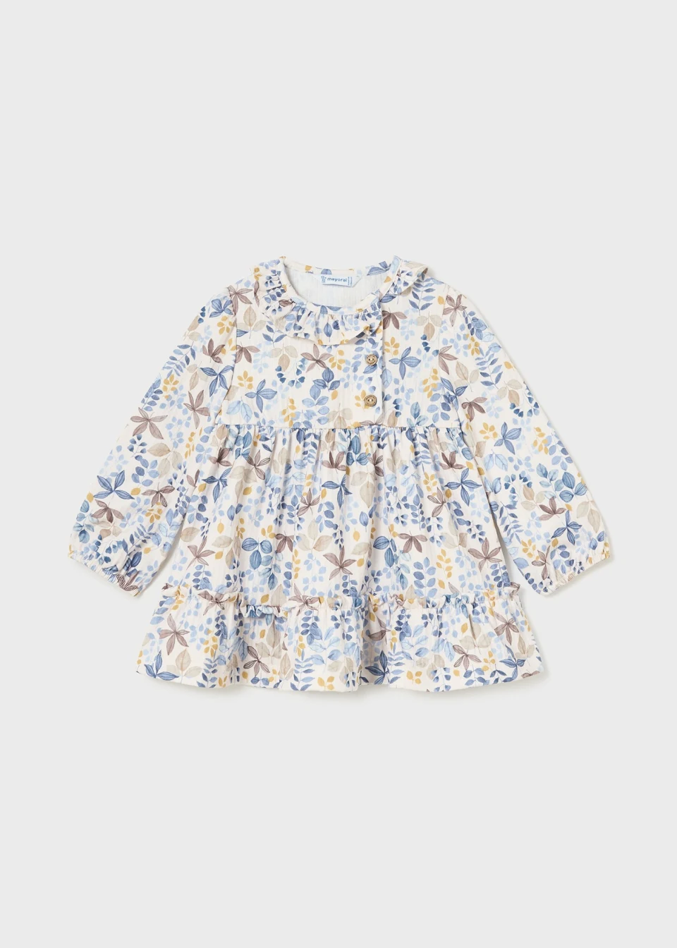 Vestido estampado floral bebé - Imagen 3