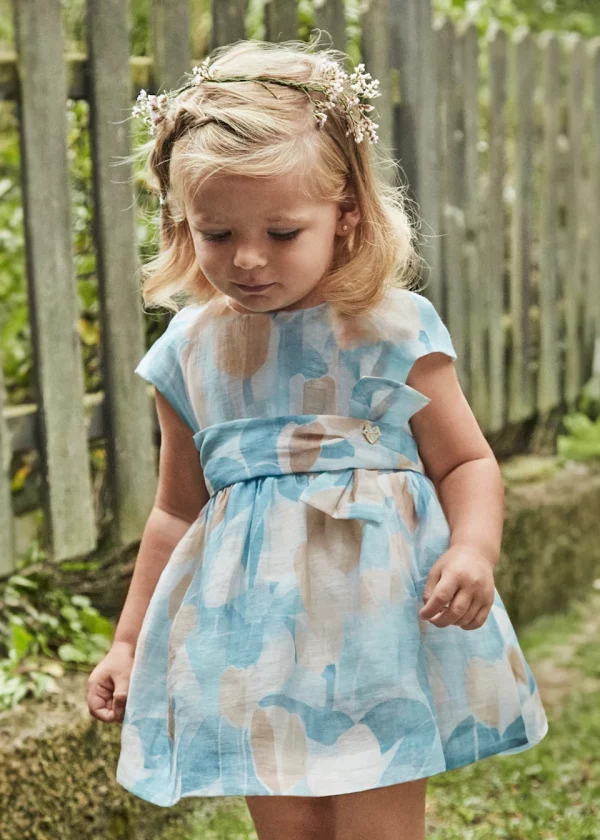 Vestido estampado flores bebé