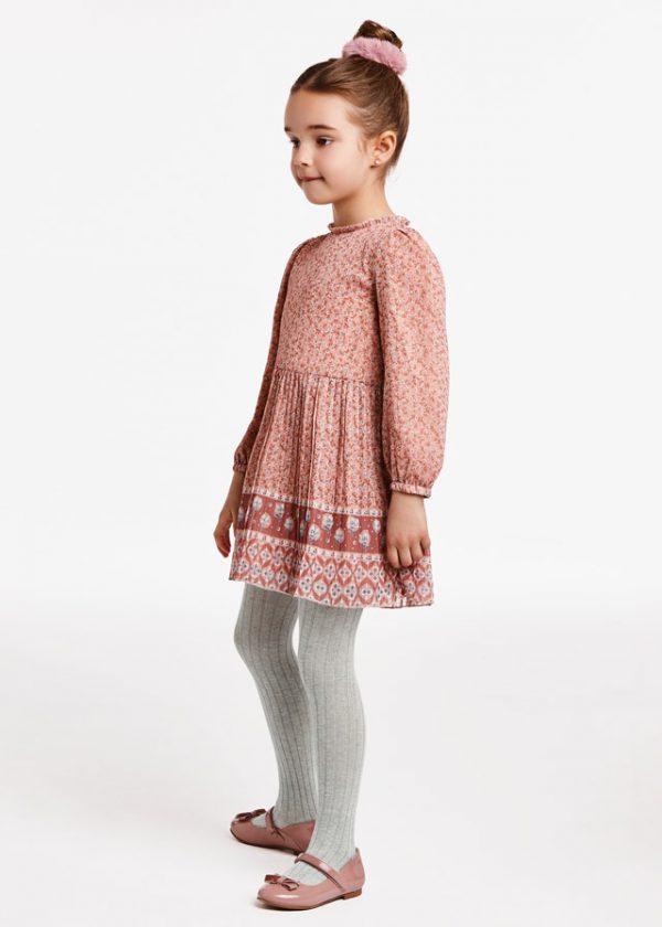 Vestido plisado para niña